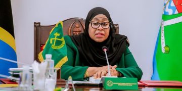 Tanzanian President Samia Suluhu.