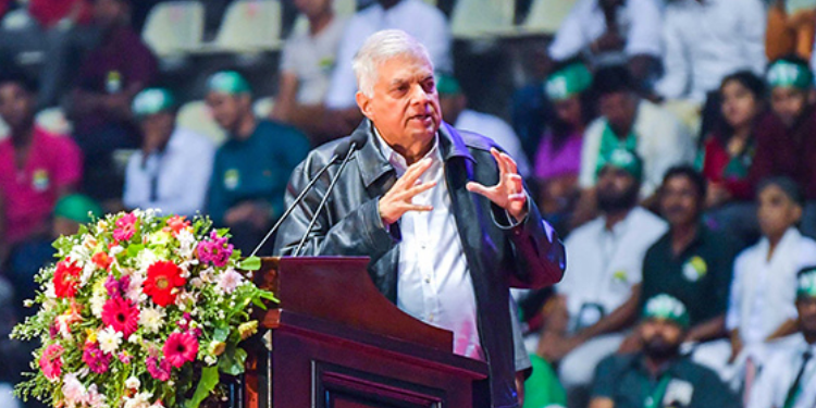 Sri Lanka’s Former President Ranil Wickremesinghe Photo/Unp