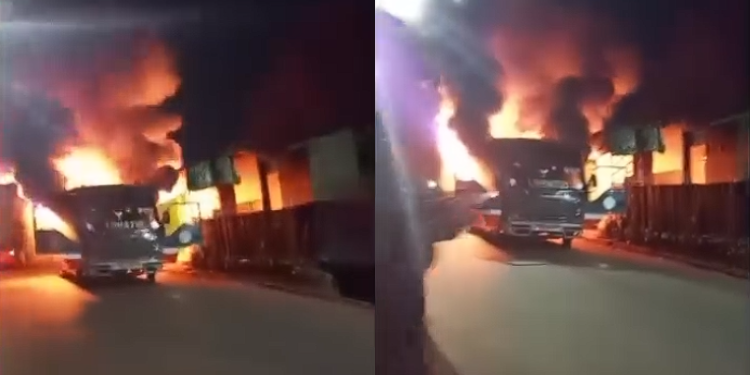 City Shuttle Bus Burnt In Nairobi Super Metro Bus On Fire Along Naivasha Road On August 6, 2025. Photo/Ugc. City Shuttle