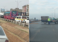 An Image Of Vehicles Stuck In A Traffic Jam On Thika Road On August 22, 2025.