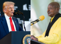 A Photo Collage Of U.s President Donald Trump And Ugandan President Yoweri Museveni. Photo/White House/State House Uganda.