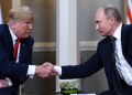 Us President Donald Trump Shaking Hands With Russian President Vladimir Putin During Their Meeting On The Sidelines Of The G20 Summit Photo/White House