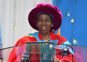 University Of Nairobi Ag. Vc Prof Margaret Hutchinson During The 71St Graduation Ceremony On September 20, 2024. Photo/Uon.