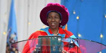 University Of Nairobi Ag. Vc Prof Margaret Hutchinson During The 71St Graduation Ceremony On September 20, 2024. Photo/Uon.