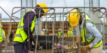 Men Working At A Construction Site