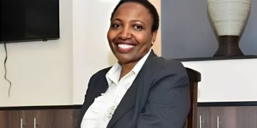 Kenyan Billionaire Leah Wanjiku Muguku.