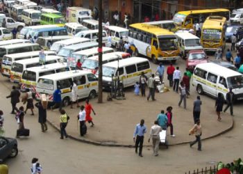 Matatus In Nairobi Cbd. Photo/Nation