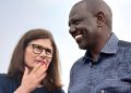 European Union Ambassador To Kenya Henriette Geiger And President William Ruto.