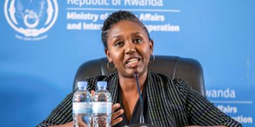 Rwanda'S Government Spokesperson Yolande Makolo Addresses A News Conference On The Transfer Of Asylum Seekers From Britain Ahead Of Their Arrival In Kigali, Rwanda June 14, 2022.