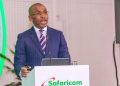 Safaricom Ceo Peter Ndegwa During The Announcement Of The Company'S 2425 Financial Year Results. Photo Safaricom Plc