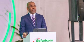 Safaricom Ceo Peter Ndegwa During The Announcement Of The Company'S 2425 Financial Year Results. Photo Safaricom Plc