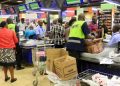 Kenyans Shopping Inside A Supermarket. Photo/ Jeff Angote Kenyans
