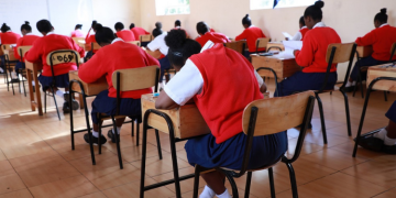 A Photo Of Candidates Sitting For The Kcse Examinations Photo/Handout