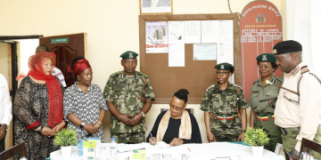 Chief Justice Martha Koome At Garissa G.k. Prison On September 3, 2025 Photo/Judiciary