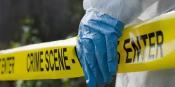 A Photo Of A Tapped Crime Scene. Photo/Ugc.