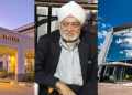 A Photo Collage Of Eka Hotel, Harban Singh And Safaricom House. Photo/Eka Hotel/Harleen Jabbal/Ugc.