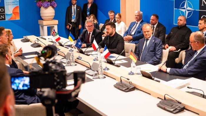 Furious Trump Demands European Leaders Stop Trading With Russia And China European Leaders At The Coalition Of The Willing