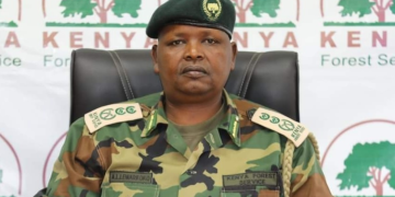 Chief Conservator Of Forests Alex Lemarkoko . Kenya Forest Service