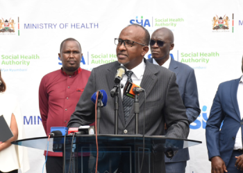 Health Cs Aden Duale During A Press Conference On August 8, 2025. Photo/Sha X.