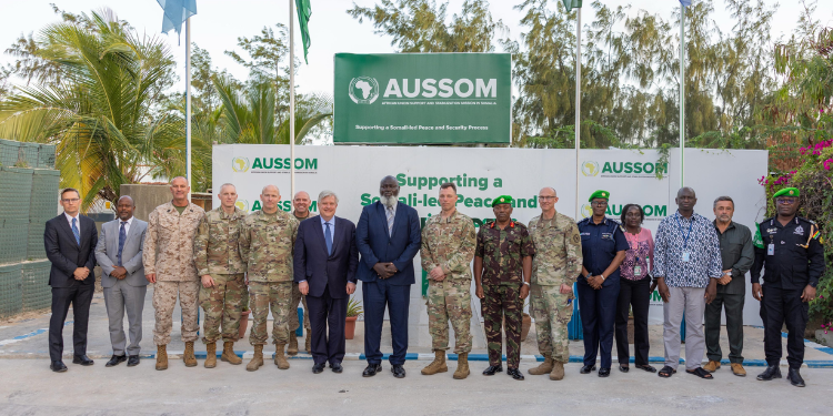U.s General Addresses Somalia Situation Amid Jubaland Forces' Links To Kenya U.s. Africa Command General Dagvin Anderson During His First Visit To Mogadishu, Somalia. Photo/U.s Embassy Mogadishu. Jubaland