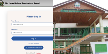 A Photo Collage Of The Knec Online Portal And Its Headquarters Photo/Knec/Nairobiwire