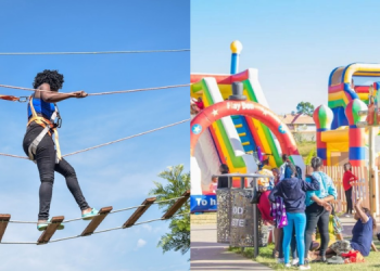 A Photo Collage Showcasing Various Outdoor Activities For Both Adults And Children Fedha Rentals/Abiri Kenya