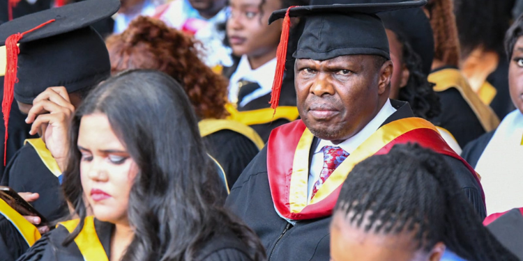 A Photo Of Chief Of Staff And Head Of The Public Service, Felix Koskei During His Graduation Ceremony At Uon On September 19, 2025. Photo/Felix Koskei