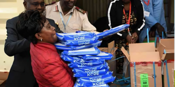 A Photo Of Education Officials Collecting Kcse Exam Materials In Nakuru, November 2024 Photo/Standard