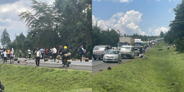 Heavy Traffic Disruption As Protesters Block Eldoret–Nakuru Route