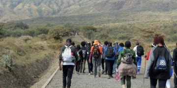 A Photo Of Hikers Exploring The Trails In Naivasha Photo/Kenya Wildlife Tours