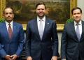A Photo Of Qatar’s Prime Minister Sheikh Mohammed Alongside Us Vice President Jd Vance And Us Secretary Of State Marco Rubio Photo/Qatar Foreign Affairs