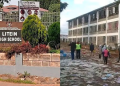 A Photo Showing The Entrance Of Litein Boys High School And Destroyed Property Following The Students’ Strike Photo/Kipronoh Ben