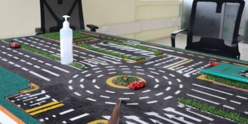 Driving School Instructional Board.