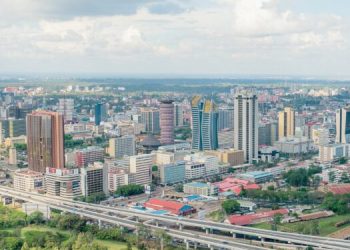 An Aerial View Of Nairobi City.