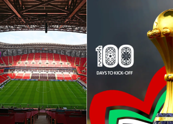 A Collage Of The Prince Moulay Abdellah Stadium That Will Host The Opening Match Of The 2025 Afcon In Morocco.
