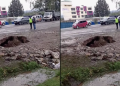 Eveready Sinkhole In Nakuru-Eldoret Highway Reappears, Kenha Faulted For Shoddy Job