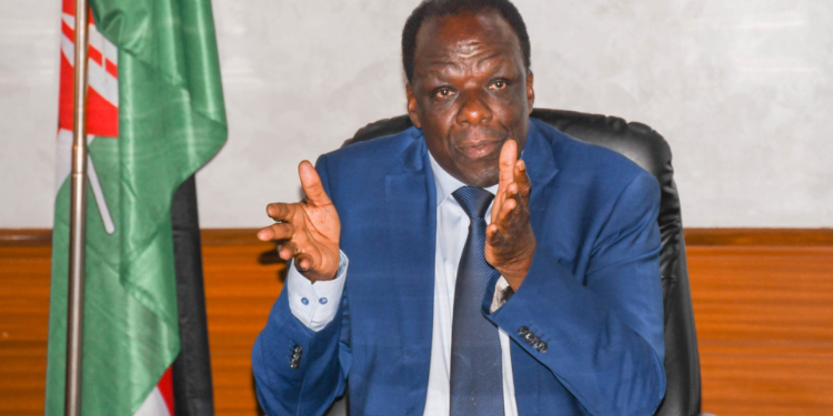 Cs For Co-Operatives And Msmes Development, Wycliffe Oparanya, During A Meeting With The World Bank In June 2025 Photo/ Wycliffe Oparanya X