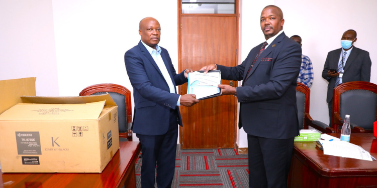 Kenya Honors Samia Suluhu'S Request After Intercepting Heroin At Jkia Photo Of Dci Handing Over Mutual Legal Assistance To Tanzanian Authority