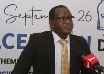Dr. Edward Serem, Head Of The Division Of Reproductive, Maternal, Newborn, Child And Adolescent Health, Speaking During A Media Briefing To Mark World Contraception Day 2025. Photo/Moh. Contraceptive