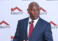 Equity Group Ceo Dr. James Mwangi Speaks During The Announcement Of The Bank'S Quarter One Results On May 29, 2025. Photo/Equity Bank Kenya