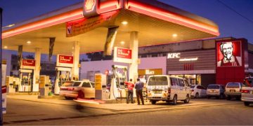 A Shell Petrol Station In Kenya.