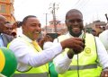 Githurai Mca Deonysias Mwangi Waithira And Governor Johson Skaja. Photo/ Deonysius