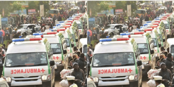 Ambulances On The Road In Nandi County. Photo/ Nandi Hills County Hospital