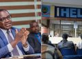 Photo Collage Of Education Cs Julius Ogamba And Helb Offices. Photo/Julius Ogamba