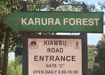 Karura Forest Entrance.