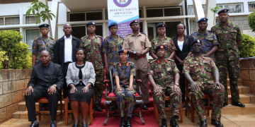 A Photo Of Major General Fatumah Ahmed During The Groundbreaking Ceremony At The Defence Sacco (Desacco) Annual General Meeting (Agm) Held At The Kahawa Garrison Photo/Kdf