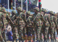 File Image Of Kdf Officers During Madaraka Day Celebrations.