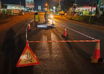 Photo Of A Sinkhole On Muthaiga-Sinkhole Photo-Kenha