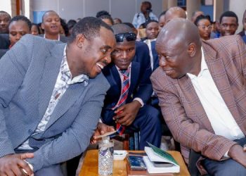 The Democracy For Citizens Party (Dcp) Leader Rigathi Gachagua (Right) And His Deputy Cleophas Malala (Left).