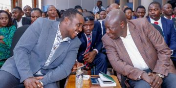 The Democracy For Citizens Party (Dcp) Leader Rigathi Gachagua (Right) And His Deputy Cleophas Malala (Left).